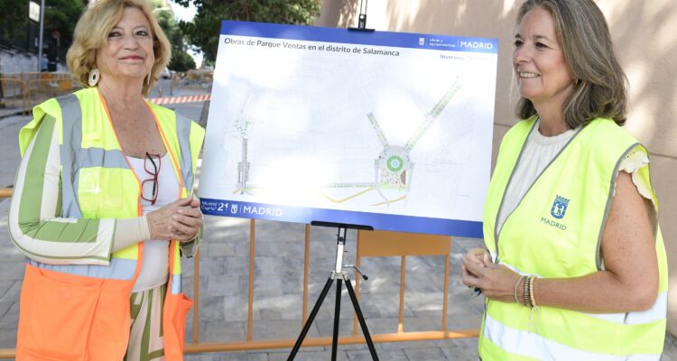 Visita a las obras de Parque Ventas correspondientes al flanco del distrito de Salamanca