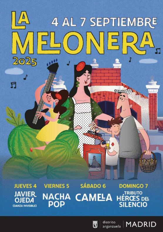 Cartel Fiestas la Melonera 2025