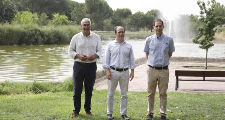 Carabante e Izquierdo en momento de la visita