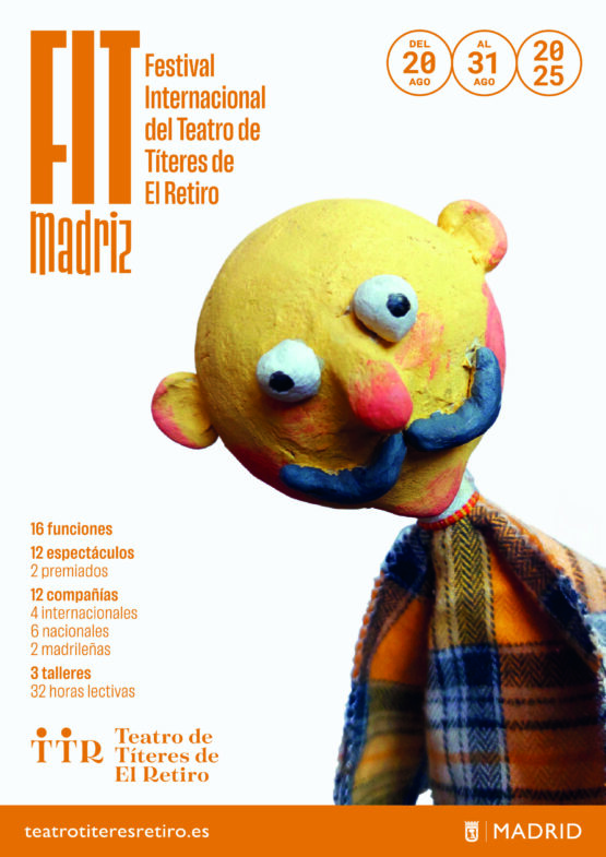 Cartel del festival de títeres FIT Madriz 2025
