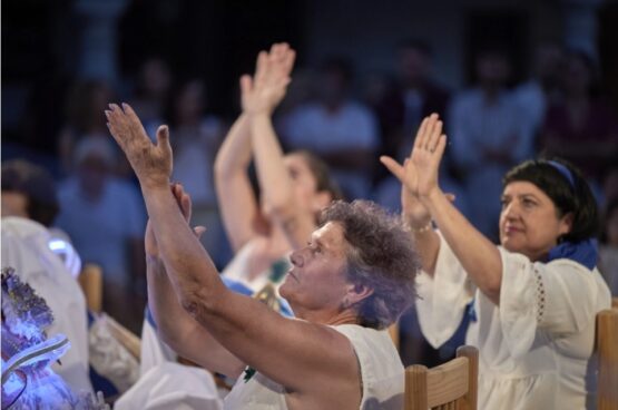 Escena de la obra teatral 'Lavanderas'