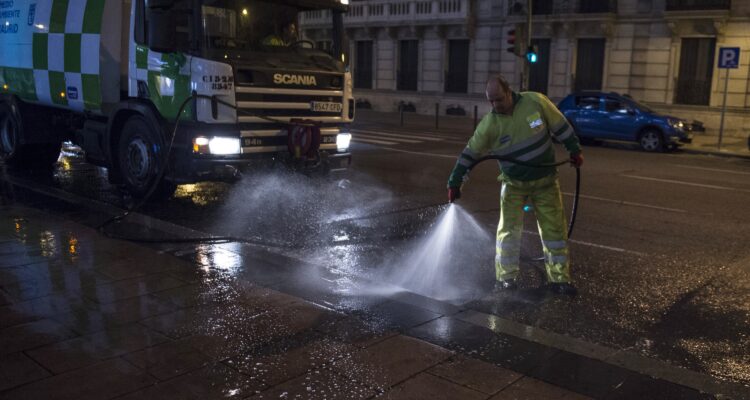 Imagen de archivo. Servicio de Limpieza Ayuntamiento de Madrid