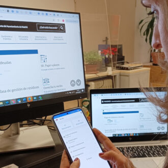 Imagen de archivo de pago de impuestos, tasas y multas a través de Bizum en la web municipal