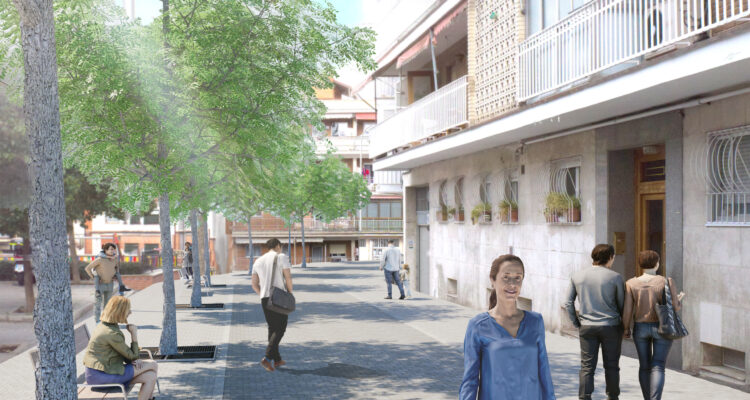 Recreación de la futura calle de Tenerife