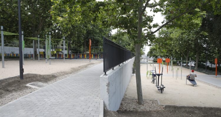 Zona de calistenia en La Viña