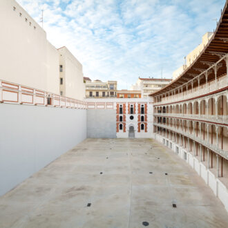 Imagen del Frontón Beti Jai, en Madrid