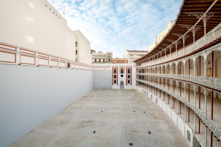 Imagen del Frontón Beti Jai, en Madrid