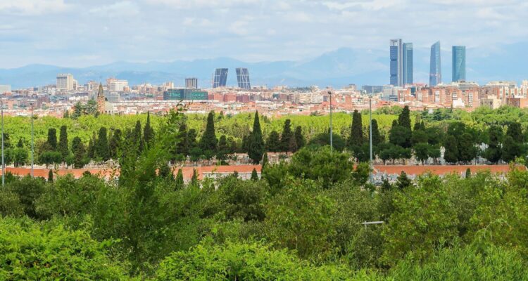 Mirador de la Cuña Verde de O’Donnell. Foto de Madrid Film Office / Javier Bravo
