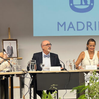 Imagen del pleno de Arganzuela en un auditorio