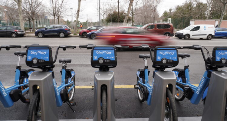 Imagen de archivo de una estación de bicimad