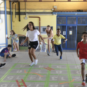Imagen de archivo de un campamento urbano en la ciudad de Madrid