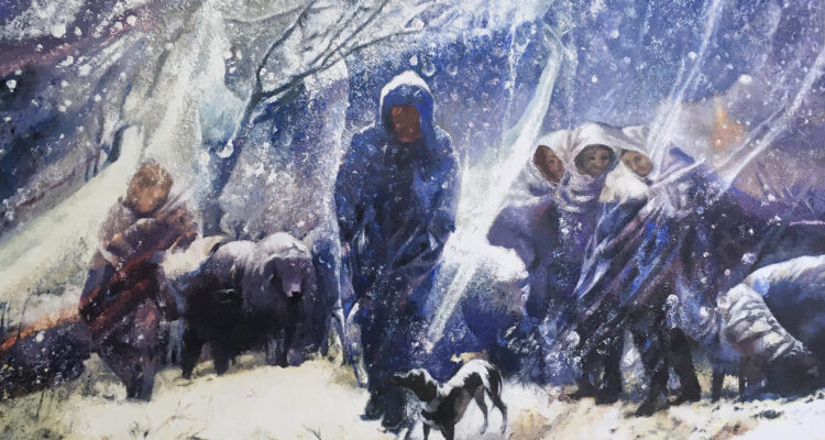 'Encuentro con el maestro en el camino de la historia y sus borrascas' - La nevada (2024)