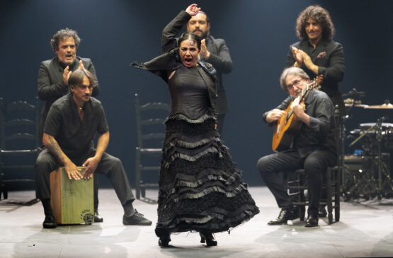 Imagen del espectáctulo de Eva Yerbabuena, en el centro cultural Condeduque de Madrid
