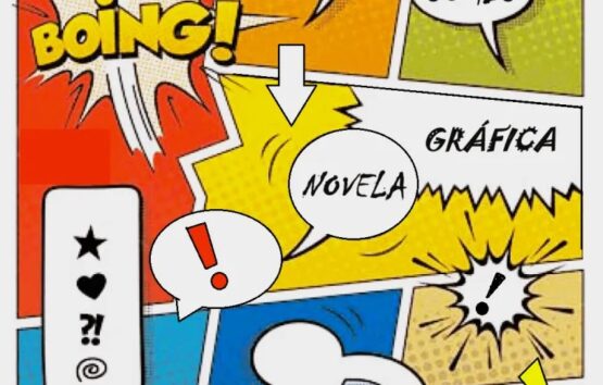 recuadros de cómic con diferentes colores y bocadillos