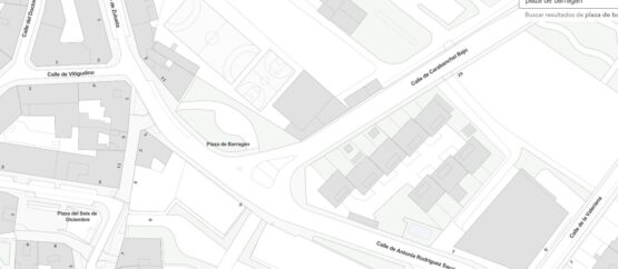 Imagen del Geoportal del Ayuntamiento de Madrid. Plano de localización de la zona donde se situará la futura zona verde Meteoróloga Felisa Martín