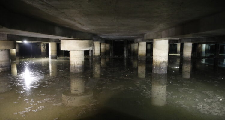 Imagen tanque de tormentas del Manzanares