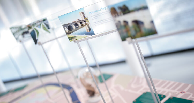 Maqueta de la M-30 expuesta en el Espacio Madrid Calle 30 & Río