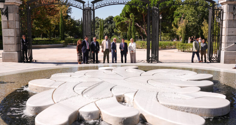 Visita a los jardines de Sabatini tras los trabajos de rehabilitación