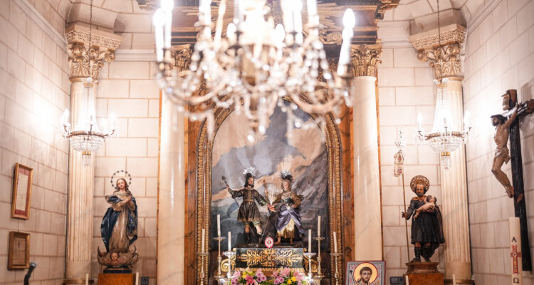 Interior de la Capilla de la Cuadra de San Isidro