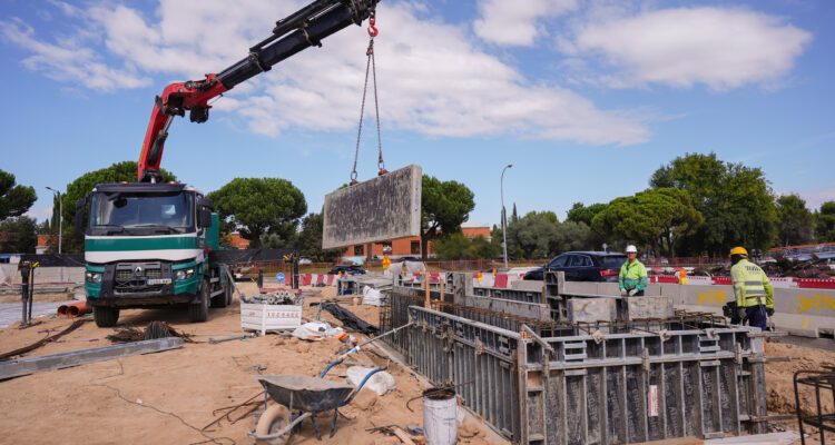 Obras de ejecución del Paseo Verde del Suroeste