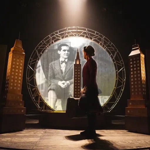 Cartel de Poeta [perdido] en Nueva York, en escena en el Teatro Fernán Gómez de Madrid 