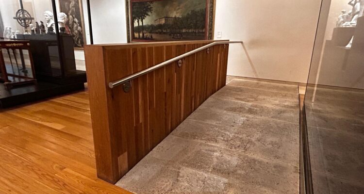 Una de las rampas en una de las salas del Museo de Historia de Madrid