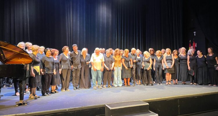 Paula Gómez-Angulo en el concierto benéfico de Tetuán