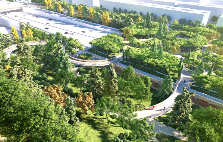 Recreación del futuro Parque Ventas