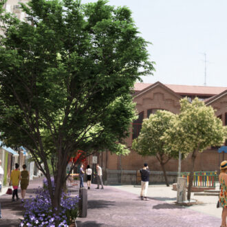 Recreación de la futura calle de Doña Urraca