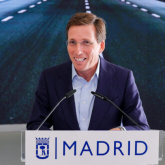 Presentación del sistema de balizas que permite la navegación asistida por los túneles de la M-30