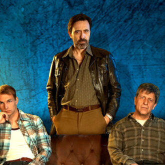 Los actores Roberto Hoyo, Israel Elejalde, David Lorente