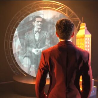 Escena de Poeta (perdido) en Nueva York, en escena en el Teatro Fernán Gómez de Madrid