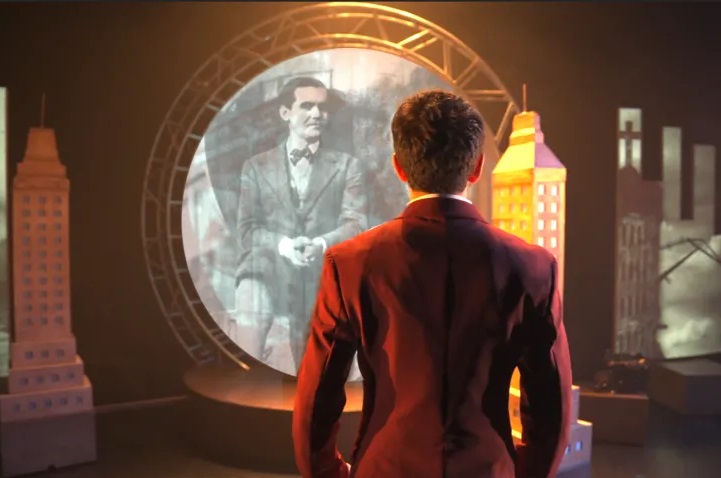 Escena de Poeta (perdido) en Nueva York, en escena en el Teatro Fernán Gómez de Madrid