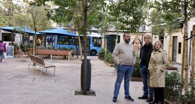 Finaliza la rehabilitación de la plaza de Matute