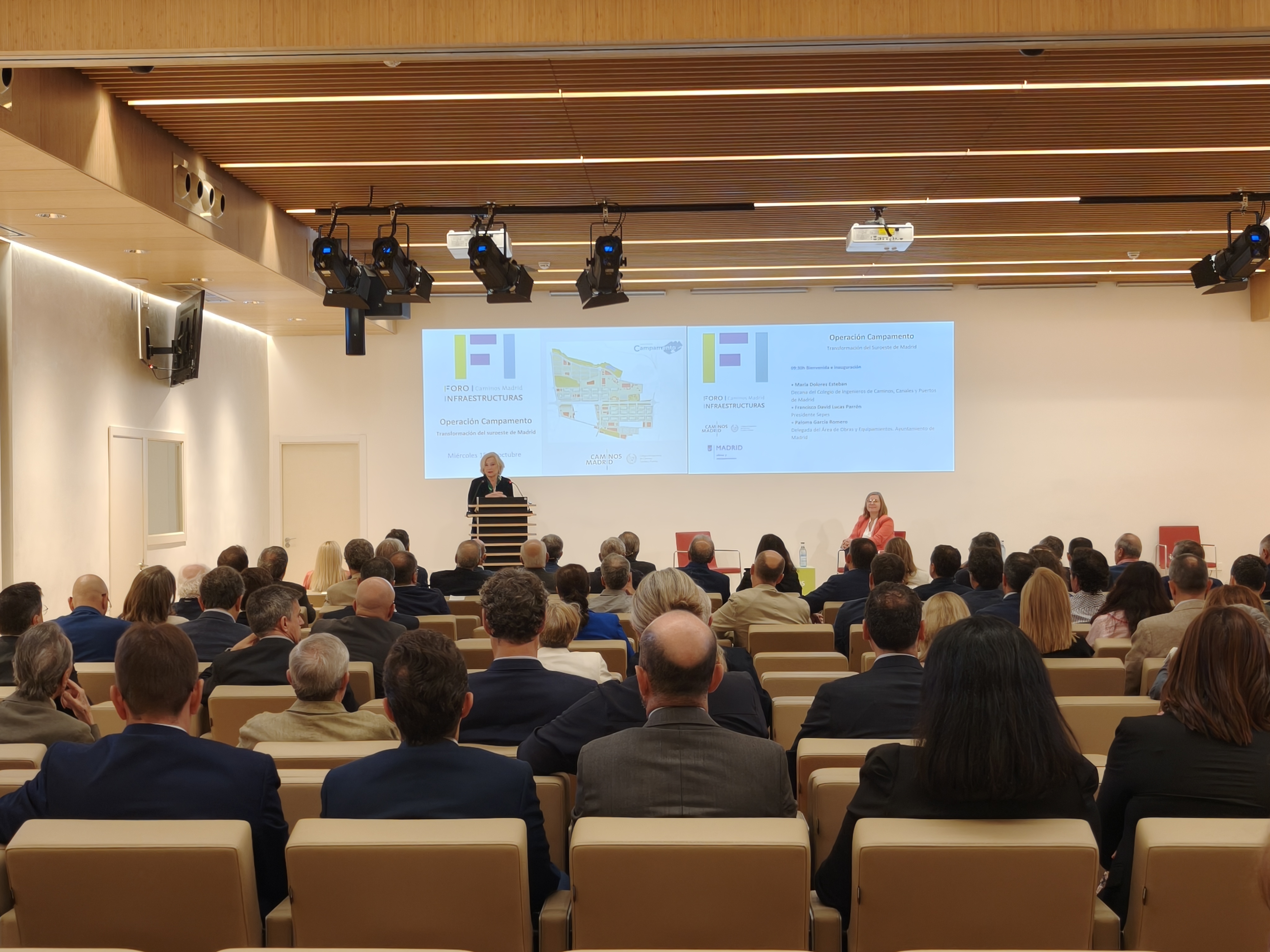 García Romero participa en el Foro Infraestructuras del Colegio de Ingenieros de Caminos, Canales y Puertos de Madrid