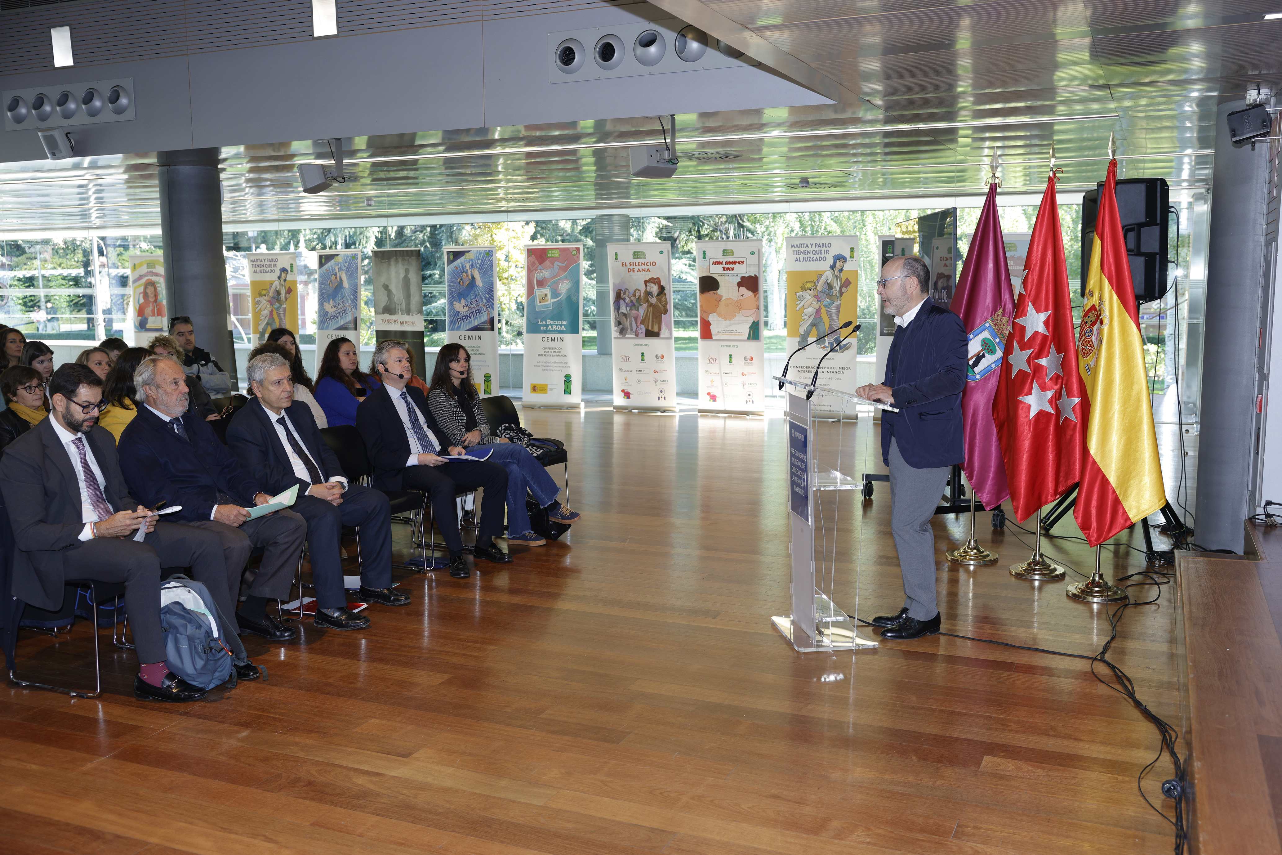 Fernández, en un momento de la inauguración del precongreso Mundial de los Derechos de la Infancia y Adolescencia celebrada este lunes