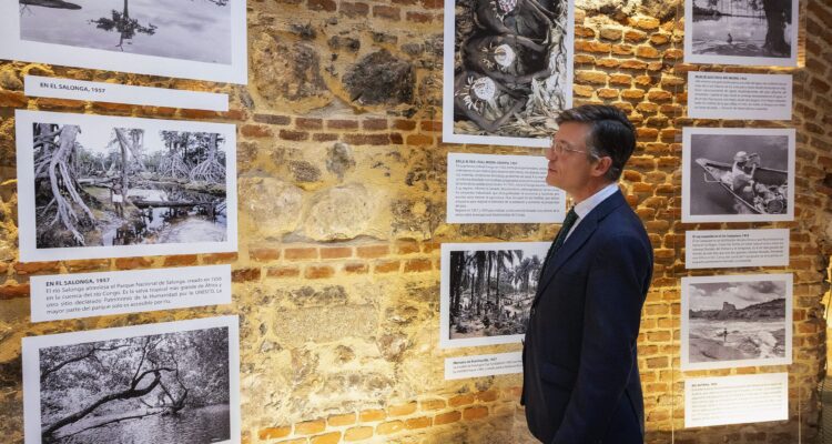 Páramo durante la visita a la exposición Guardianes de los bosques