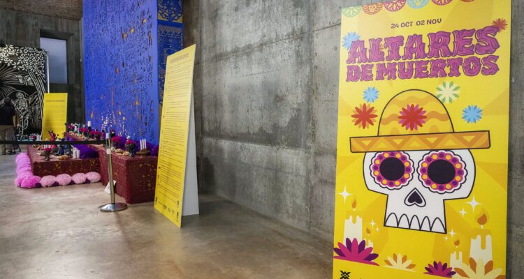 Celebración del Día de Muertos mexicano