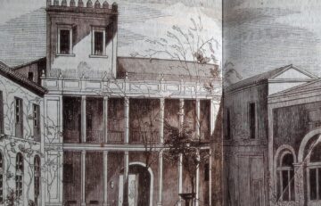 Dibujo de la Quinta de Eugenia de Montijo