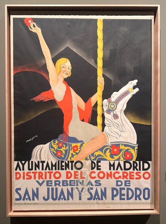 Uno de los carteles que se exponen en Madrid Art Déco, 1925: El estilo de una nueva época 