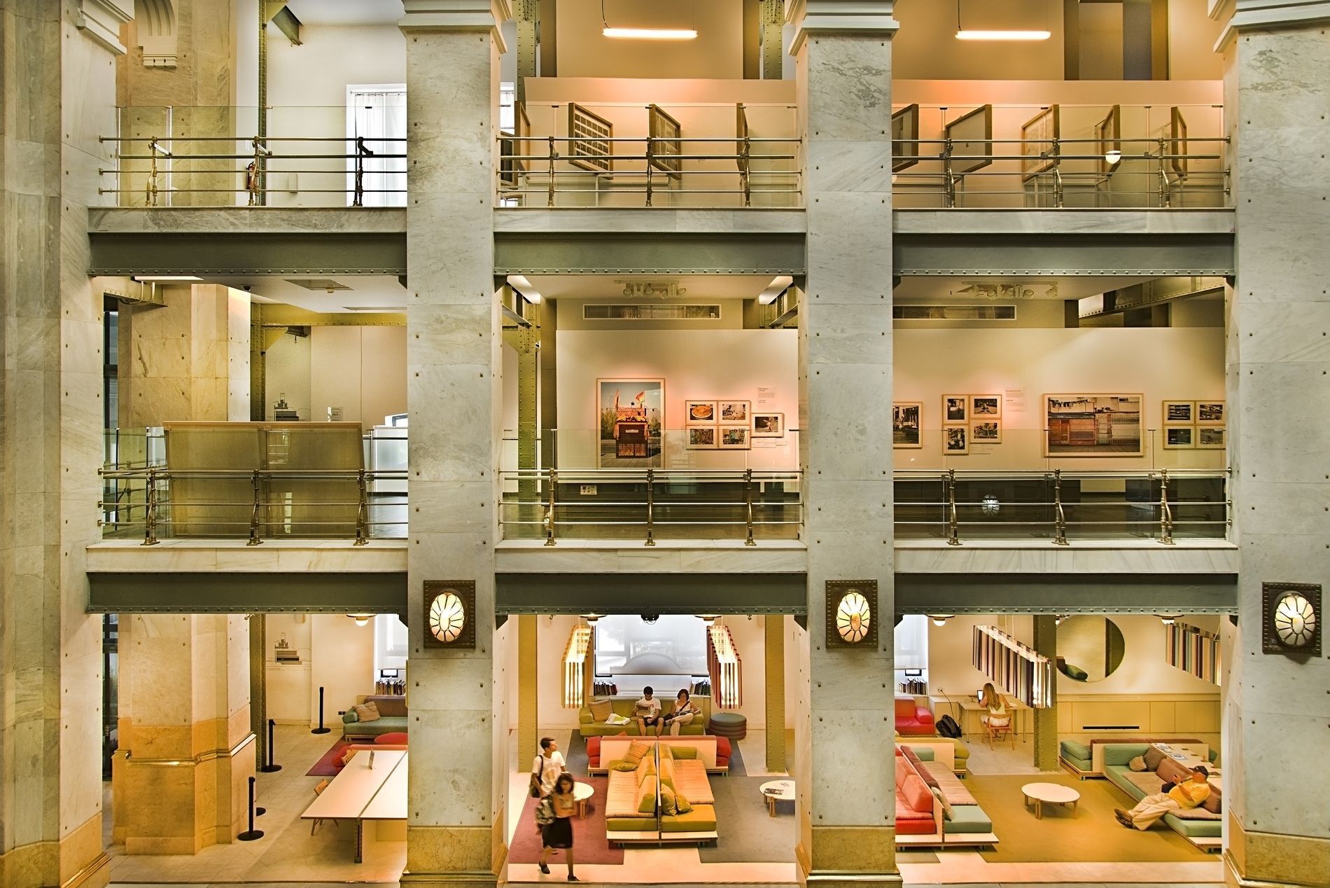 Interior de CentroCentro. Imagen de Madrid Film Office