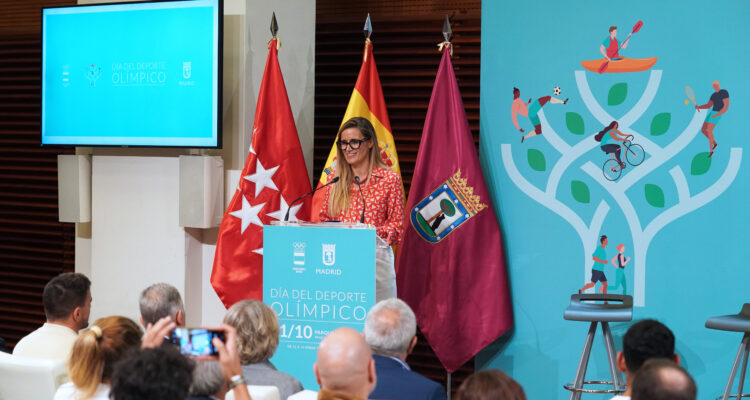 Sonia Cea en la presentación del Día del Deporte Olímpico