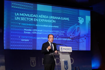 Carabante en el I Foro de Movilidad Aérea Urbana de Madrid