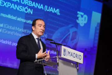 Carabante en el I Foro de Movilidad Aérea Urbana de Madrid