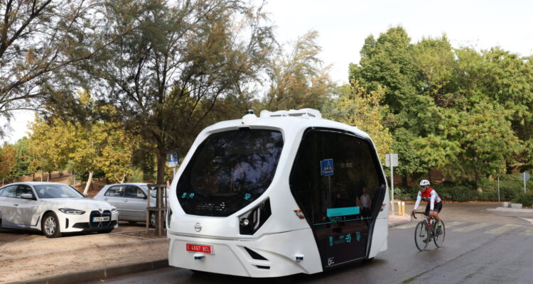 Exterior autobús autónomo EMT Madrid
