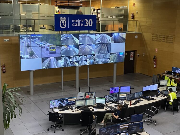 Centro de control de túneles de Madrid Calle 30