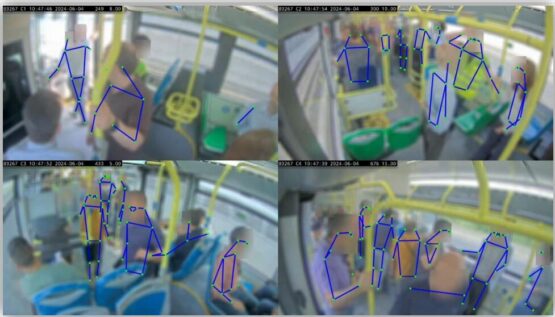 Imagen aplicación de inteligencia artificial en interior bus EMT Madrid