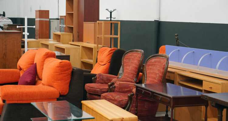 Muebles reutilizados para ser usados