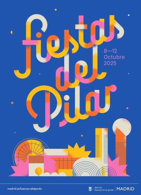 Cartel de las fiestas del Barrio del Pilar 2025