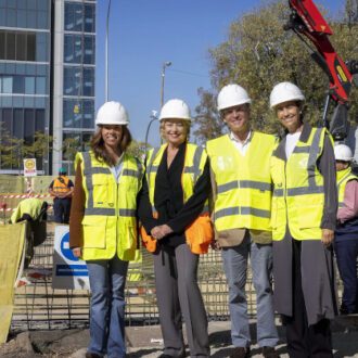 Visita a las obras de Parque Castellana